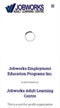 Mobile Screenshot of jobworksschool.com